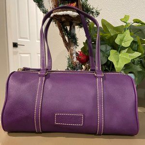 Dooney & Bourke purple barrel bag!